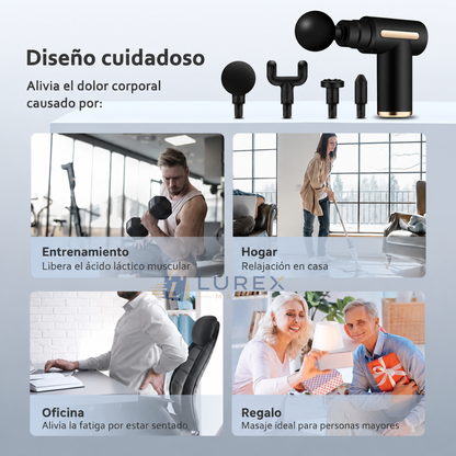 Pistola Masajeadora 4 en 1