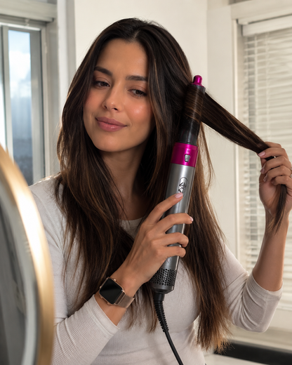 Cepillo secador 5 en 1: Logra un cabello de salón en minutos y ahorra tiempo cada mañana